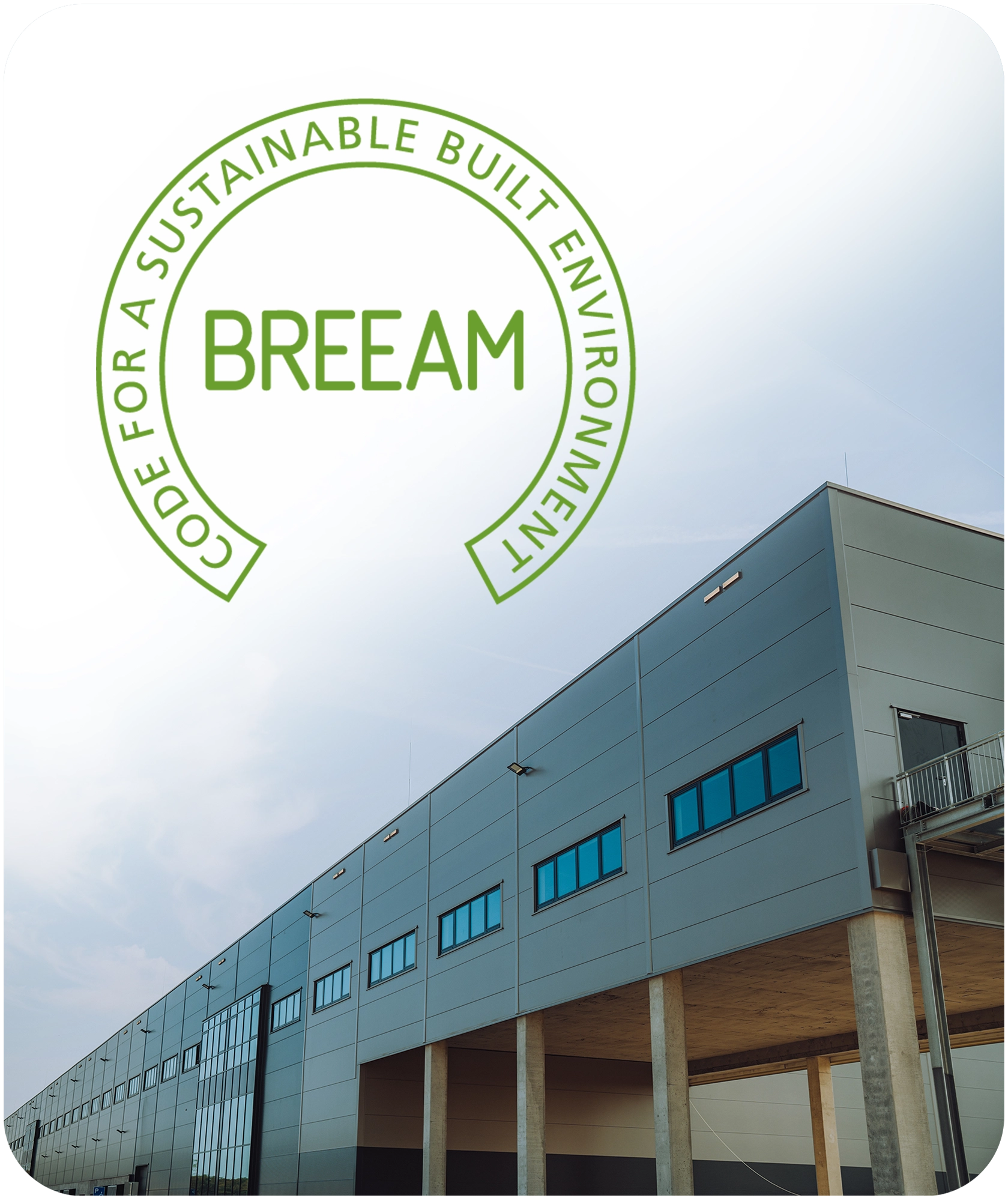 BREEAM minősítésű WLP csarnok